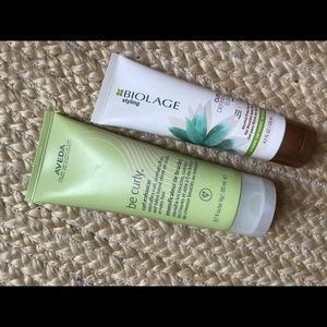 Biolage curl defining elixir & Aveda curl enhancer